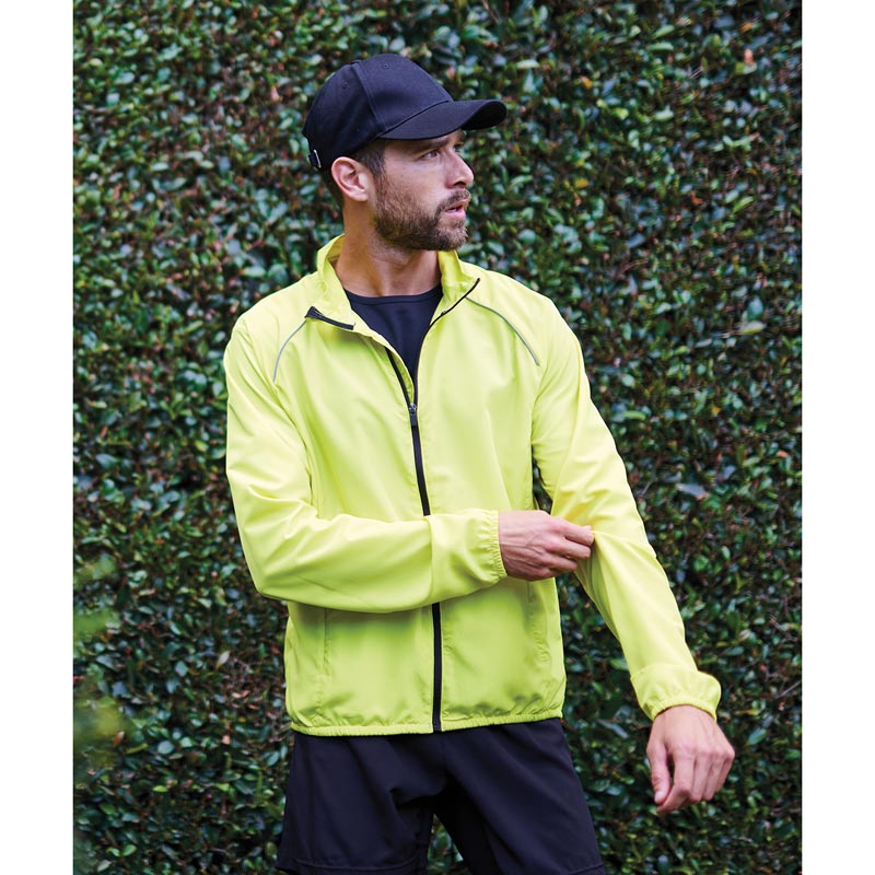Mexico shell jacket - Neon Spring/Black S